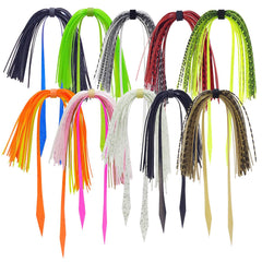 Eupheng 12-color silicone jig skirts for spinnerbaits and buzzbaits