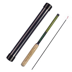 Eupheng Tenkara rod folded compact for backpack travel and quick trips.