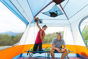 Copper Canyon LX extended fly over door for weather protection.
