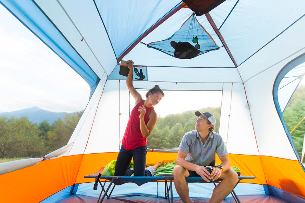 Copper Canyon LX extended fly over door for weather protection.