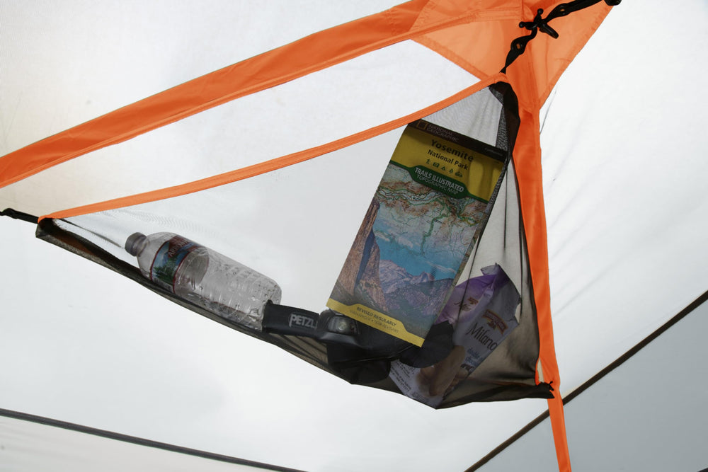 Eureka Copper Canyon LX Powerport entry enables indoor extension cord access for devices.