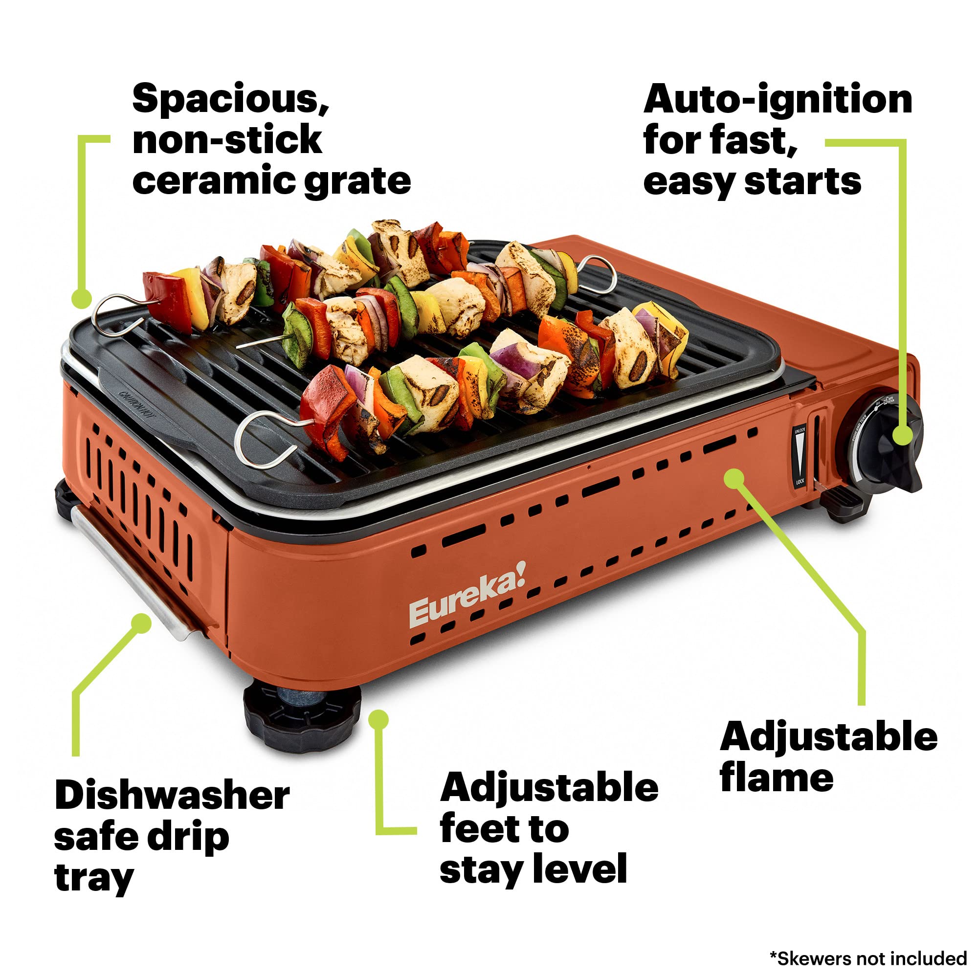 Eureka SPRK integrated fuel compartment visible for quick setup