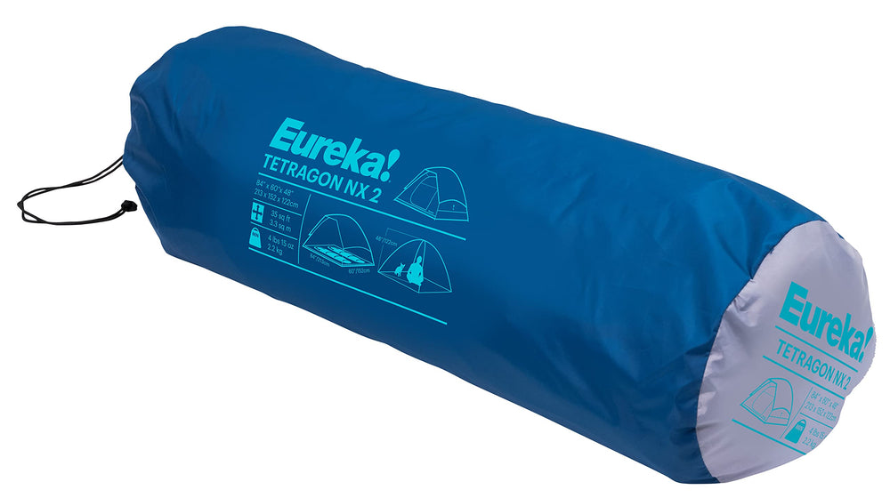 Lantern loop inside the Eureka Tetragon NX 2-person tent adds convenient lighting.