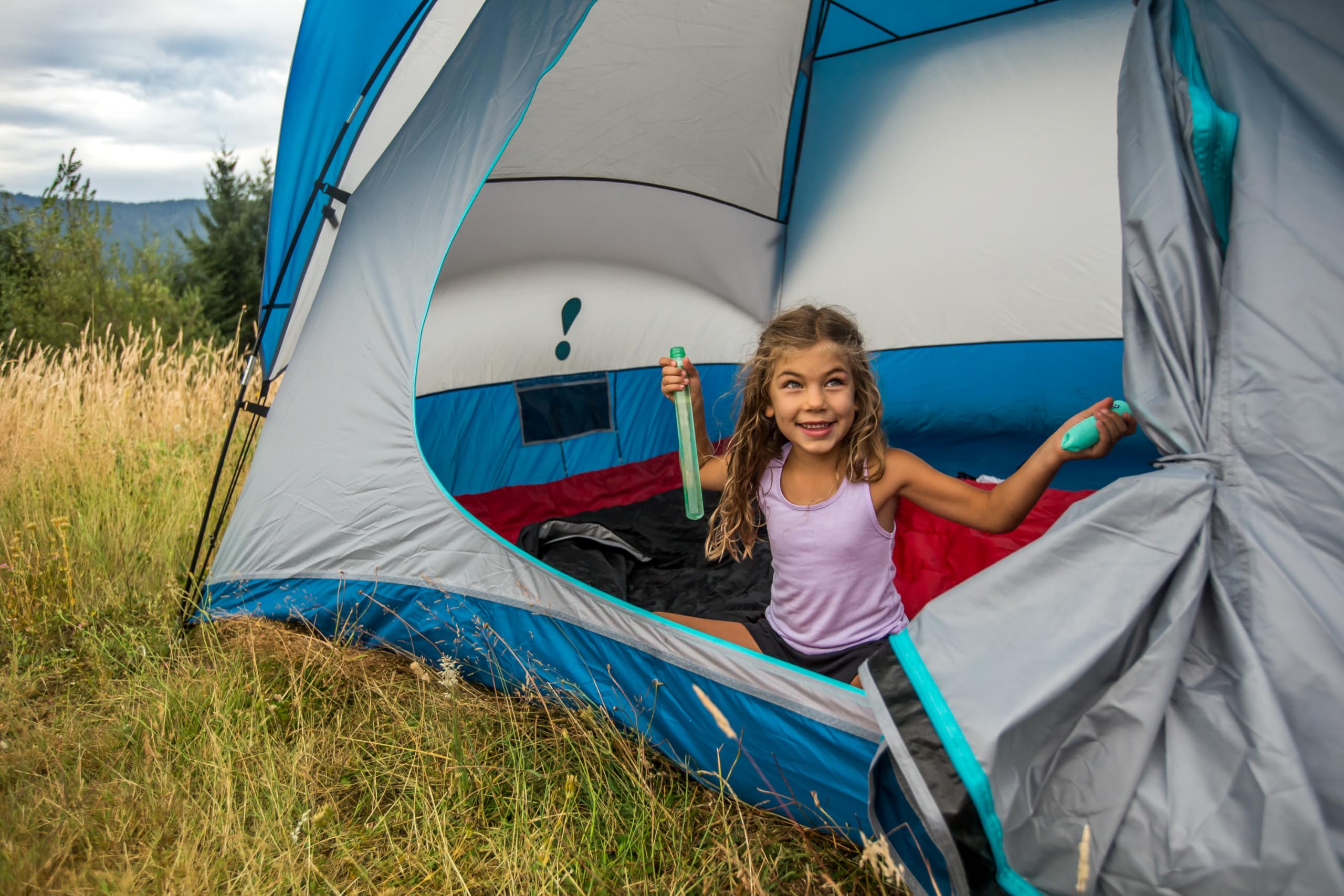 Eureka! Tetragon NX stakes and poles ready for shelter setup