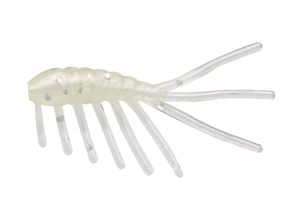 Eurotackle Micro Finesse Gama Scud 1in freshwater shrimp lure ideal for trout and panfish during ice fishing
