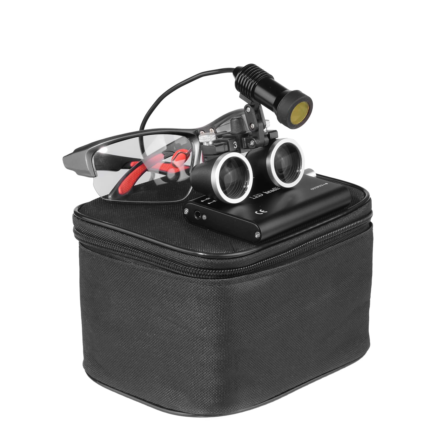 EustomA loupe with rechargeable battery highlights long working time and portability