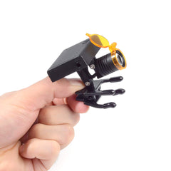 EustomA LED headlamp brightness adjustment showcased for versatile task lighting.