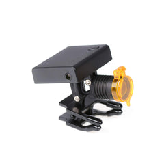 EustomA LED headlamp clip-on glasses attachment for hands-free precision lighting.