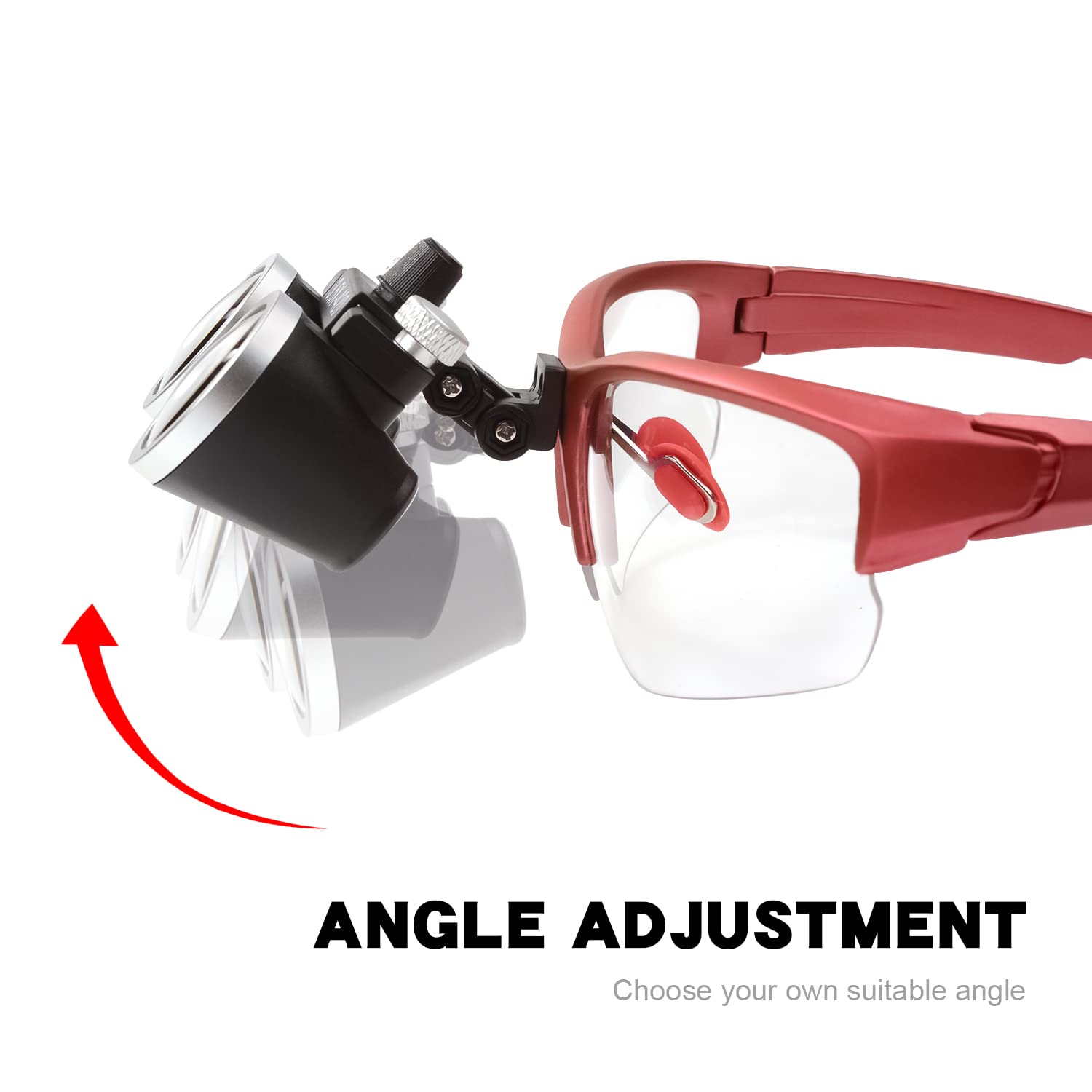 Two clip options shown for EustomA DY-409-3.5X flexibility