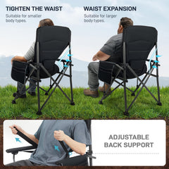 Ever Advanced chair with cup holder and pocket keeps essentials close