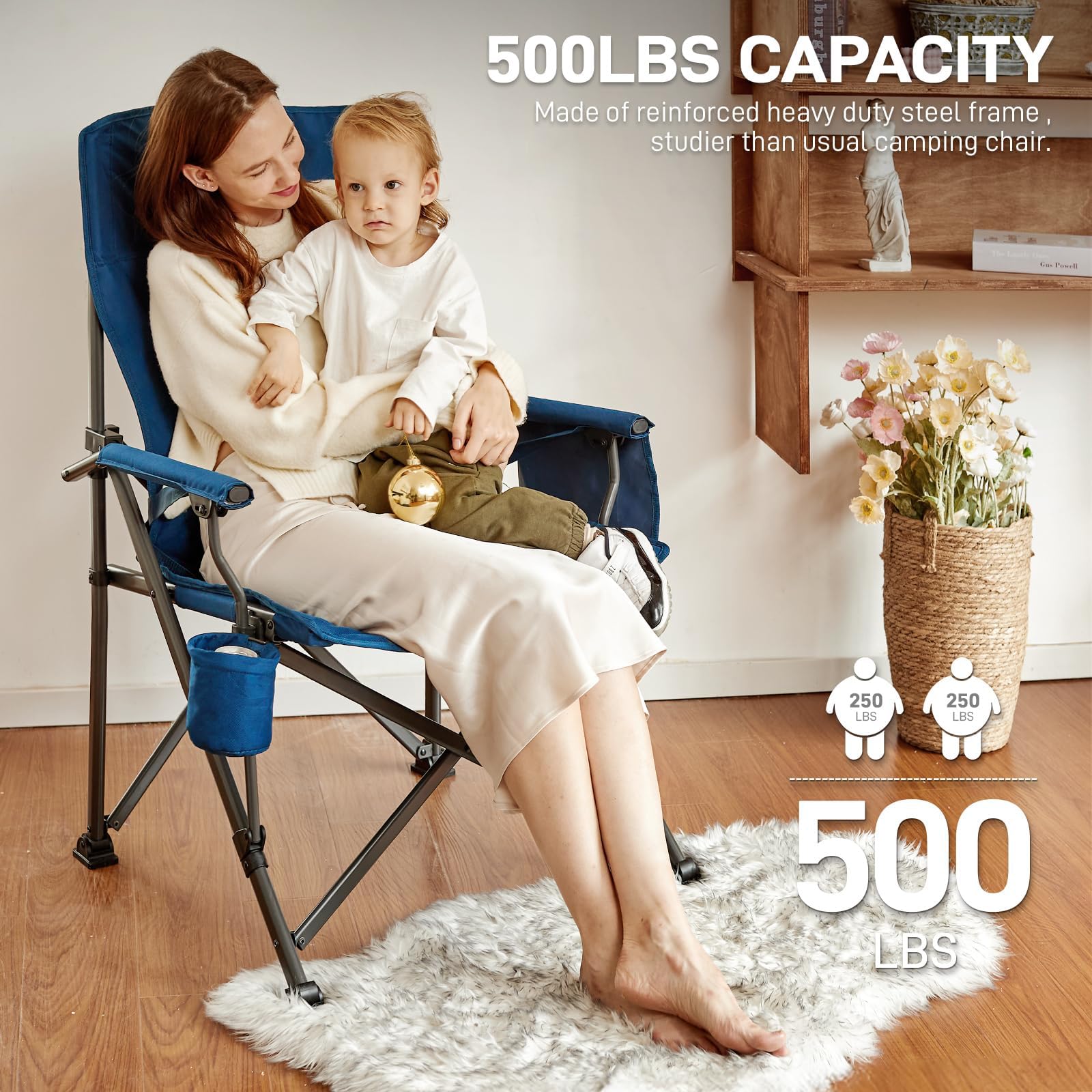 EVER ADVANCED chair easy-setup for quick, tool-free deployment
