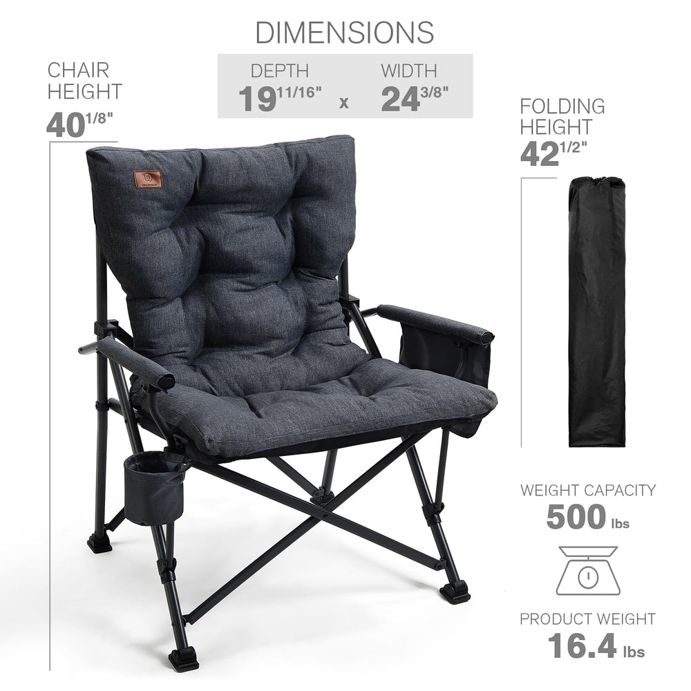 Ever Advanced chair in use outdoors shows quick setup and portability.