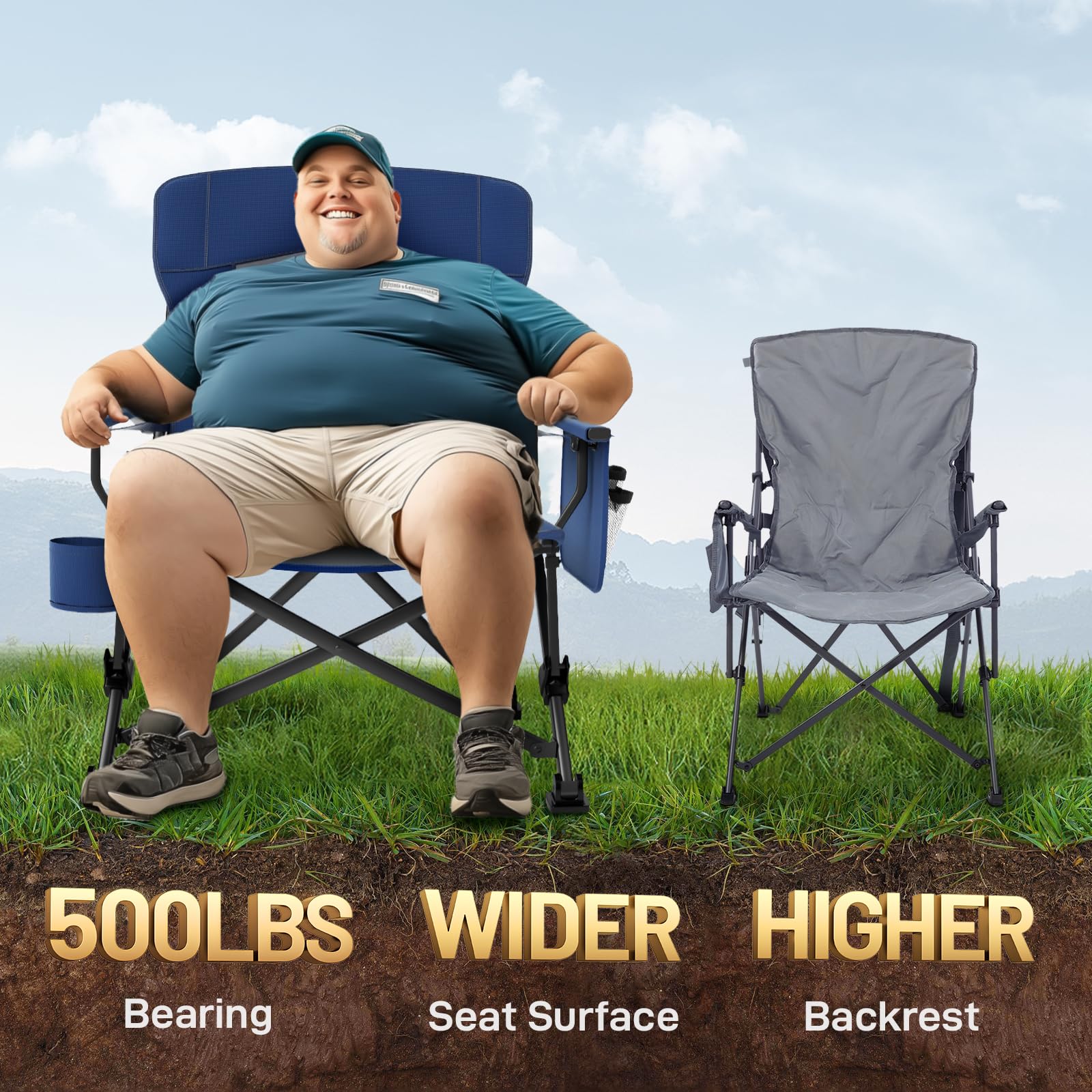 EVER ADVANCED chair wide-seat-area offering relaxed seating and room to move