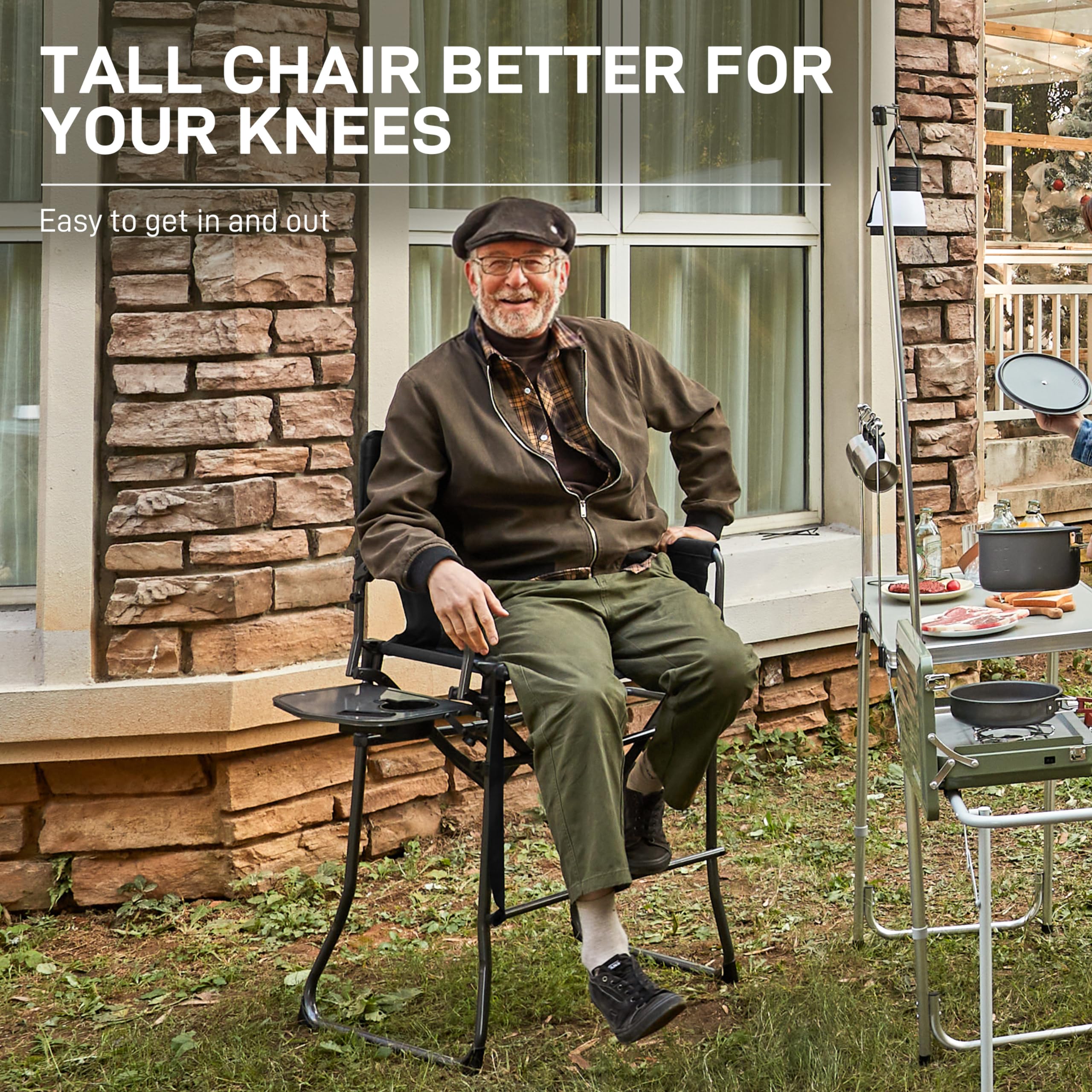 EVER ADVANCED with foam-padded armrests and a footrest for comfort