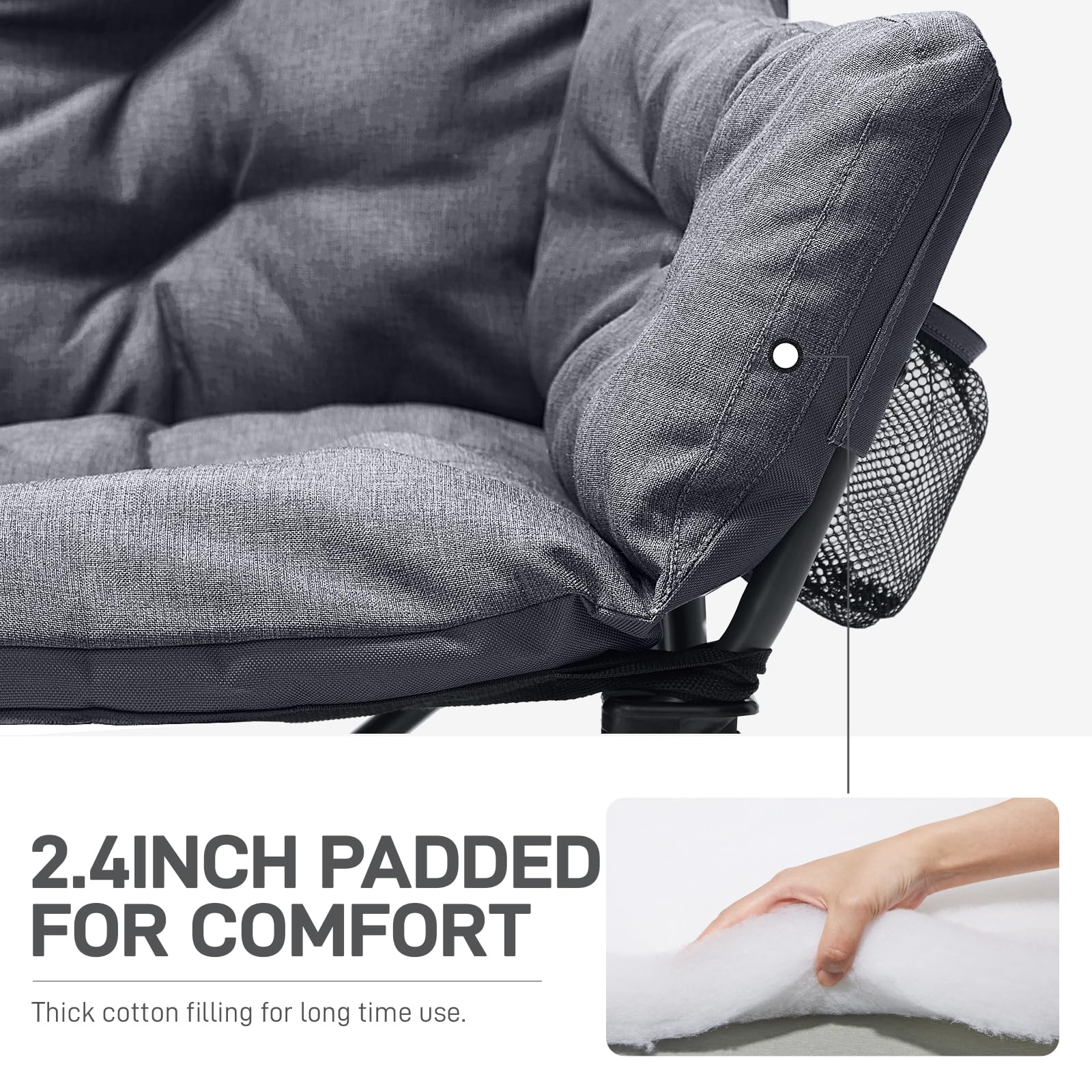 Ever Advanced family camping seat in use during outdoor gathering.