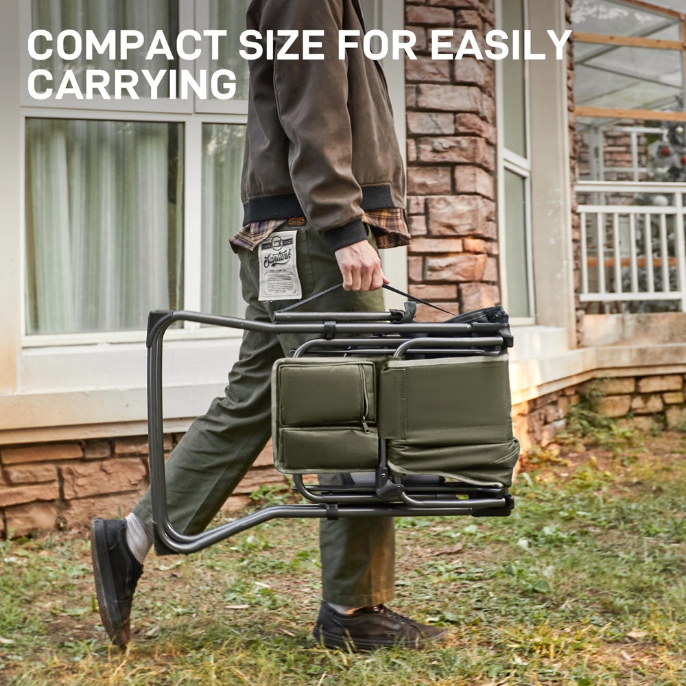 Ever Advanced foam-armrest design enhances comfort during long events and gatherings.