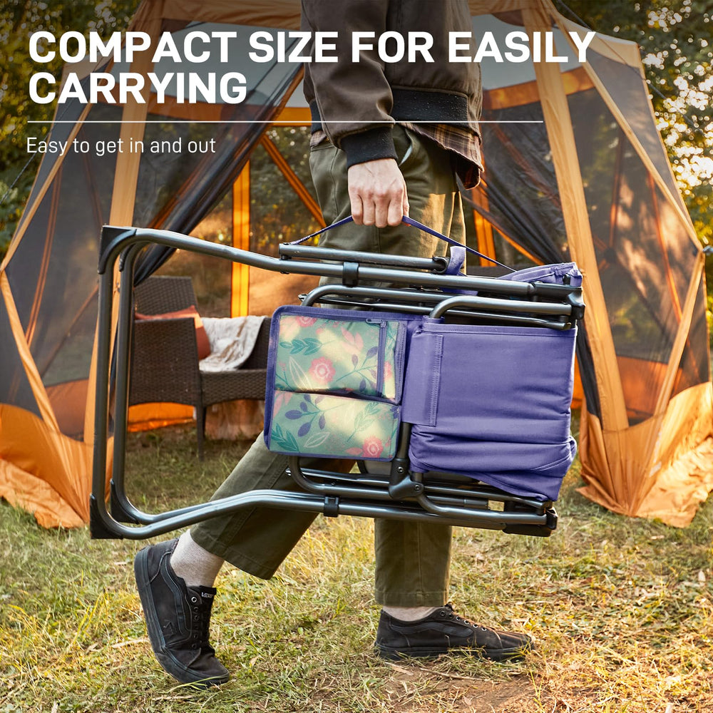Ever Advanced foam-armrest chair delivers comfortable seating during events.