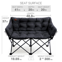 EVER ADVANCED folded size shows compact storage for easy travel.