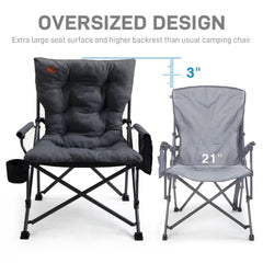 Ever Advanced heavy-duty chair frame supports up to 500 lbs with stability.