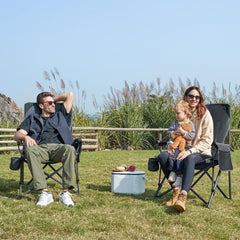 EVER ADVANCED heavy-duty frame supports up to 500 lbs for stable outdoor seating