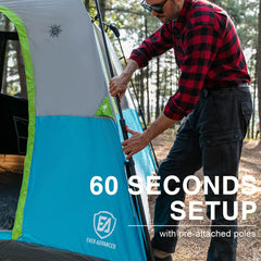 Ever Advanced 6-person tent with spacious interior and easy packing.