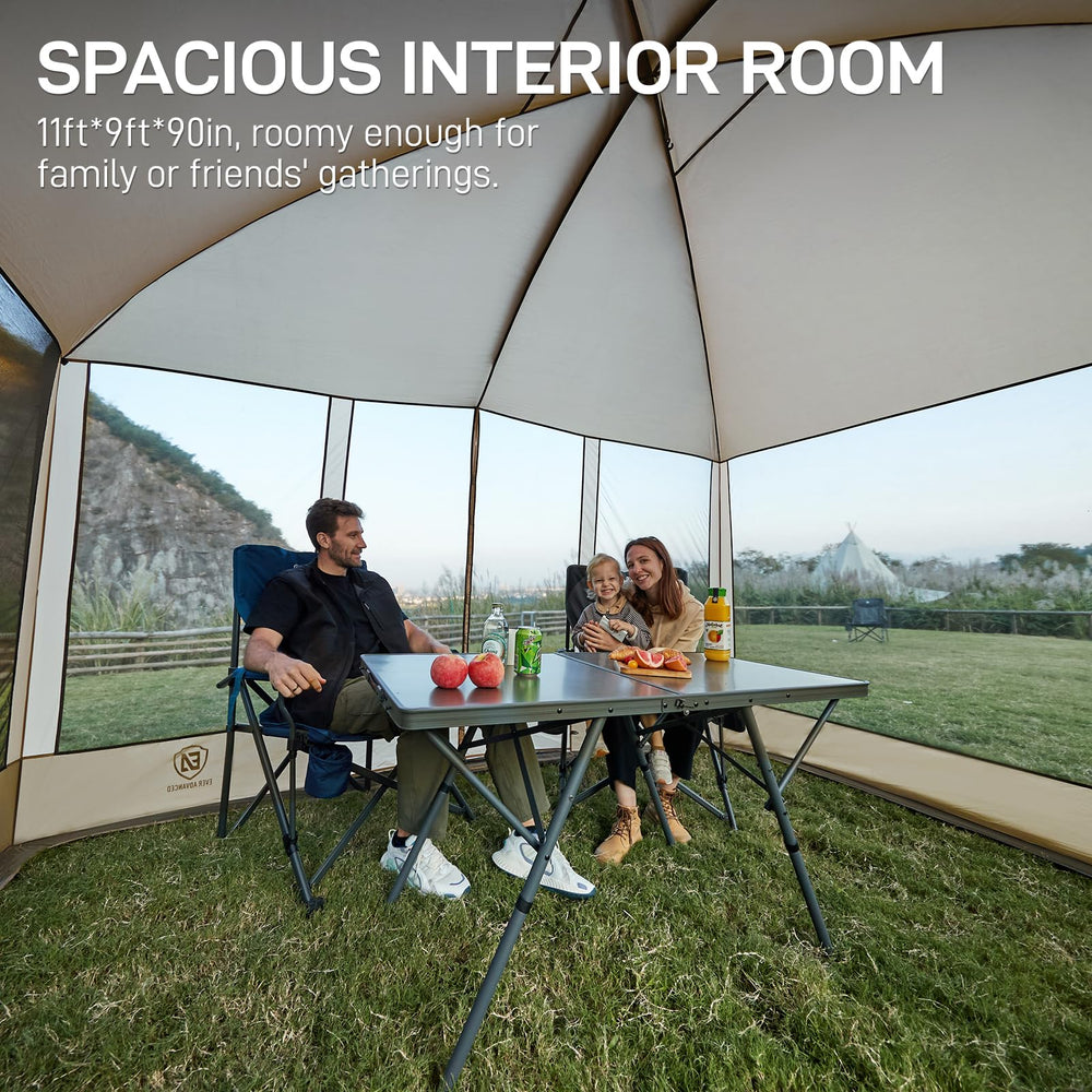 EVER ADVANCED spacious interior 11x9ft suitable for seating and activities
