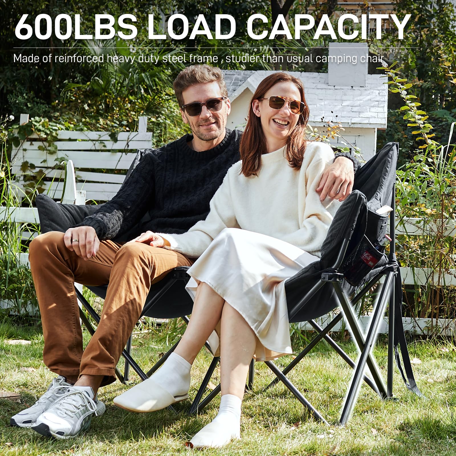 EVER ADVANCED thick padded cushion delivers lasting comfort during long outdoor sessions.