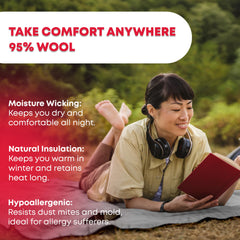 Ever Ready First Aid military wool blanket after wash, shows softening and durability