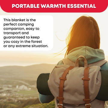 Ever Ready First Aid wool blanket fits in a car emergency kit.
