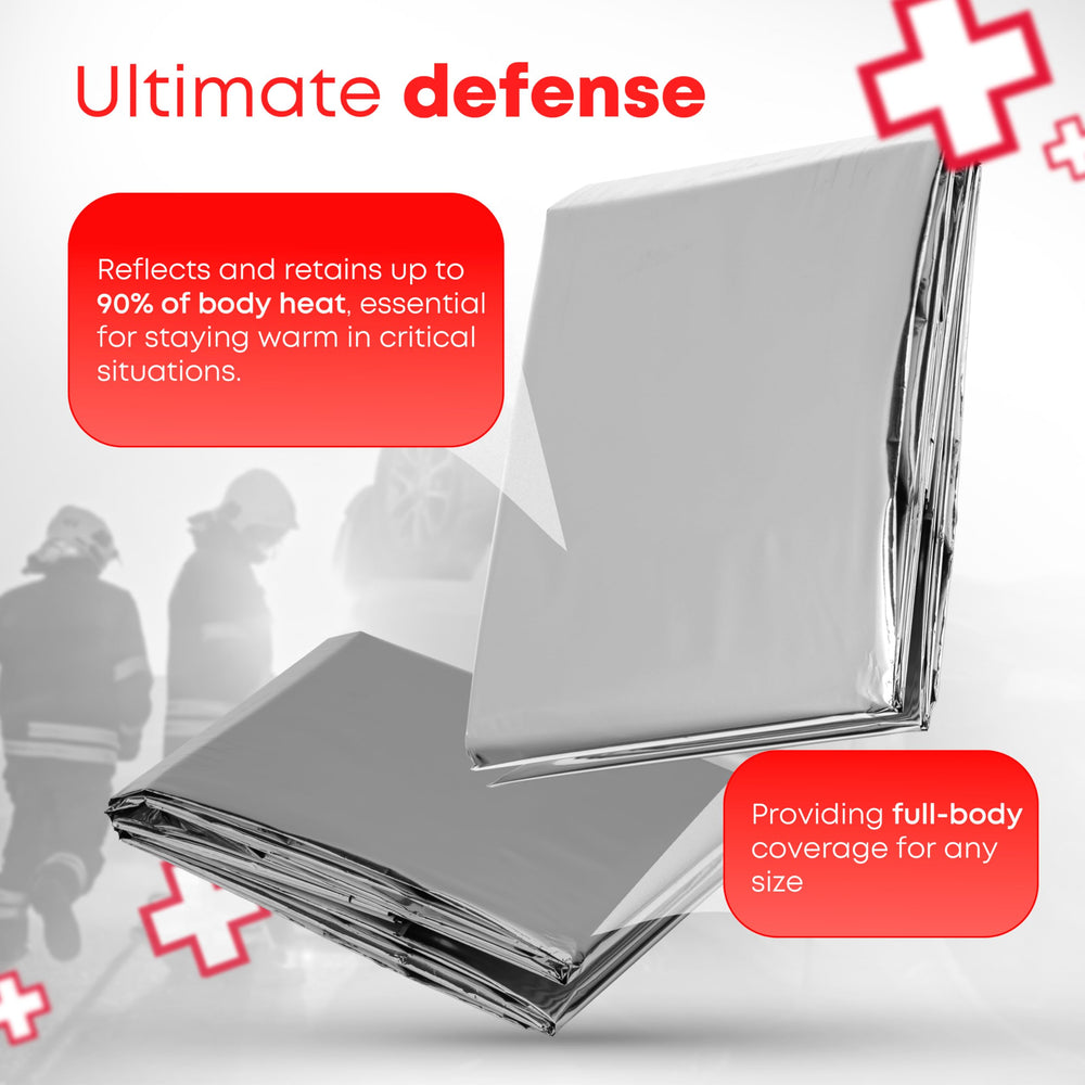 Ever Ready First Aid Mylar blanket emergency-weather protection for unexpected cold snaps.