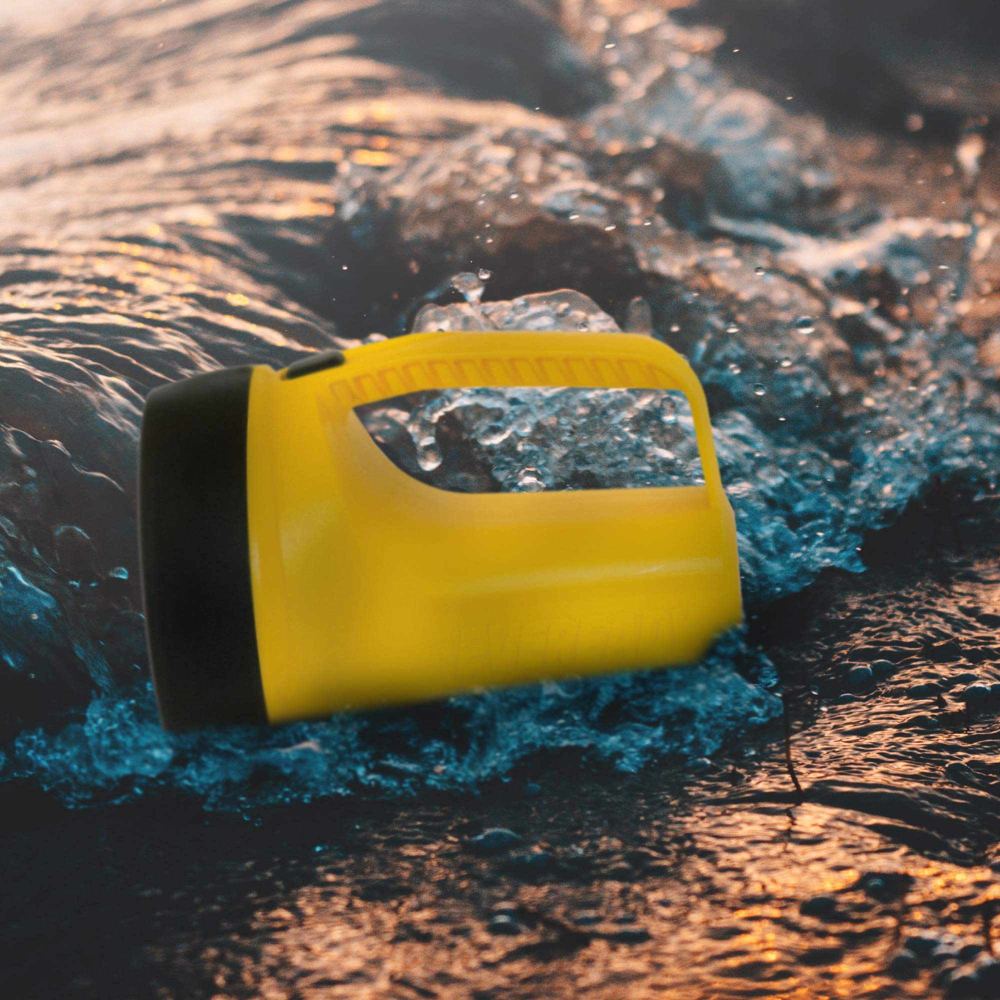 Eveready batteries included help you power up during storms and outages.