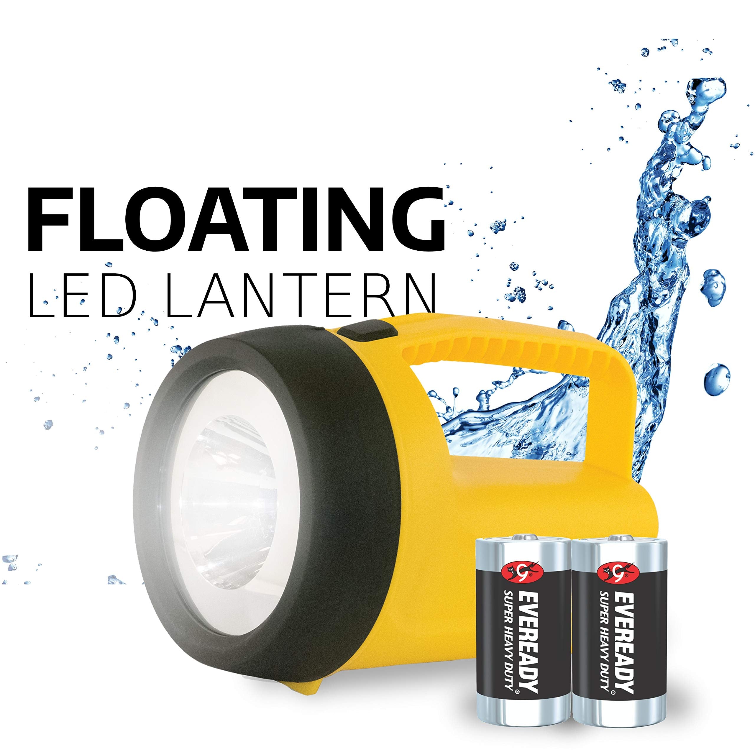 Eveready Ready Flex lantern supports 2D or 4D battery operation.