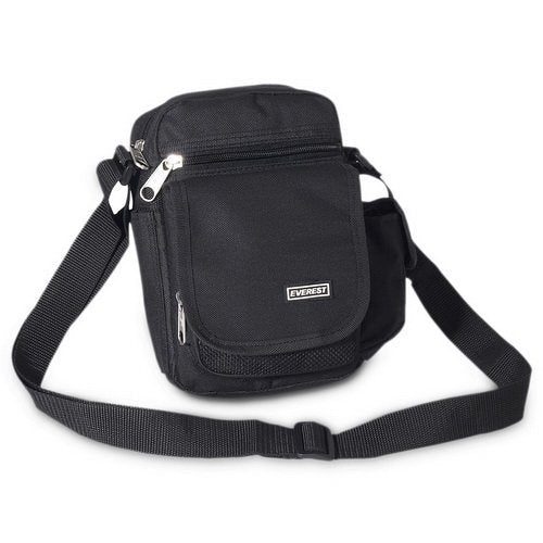 Everest 054 Deluxe Utility Bag black with three pockets for on-the-go organization