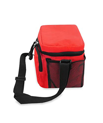 Everest Cooler Lunch Bag red insulated interior keeps meals fresh