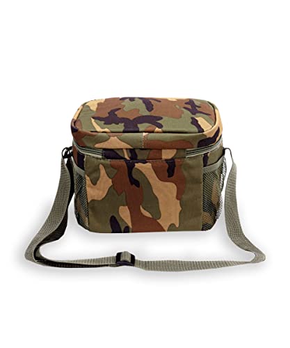 Everest Woodland Camo cooler bag compact dimensions for easy daily transport