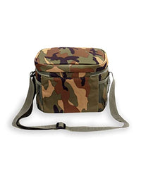 Everest Woodland Camo cooler bag compact dimensions for easy daily transport