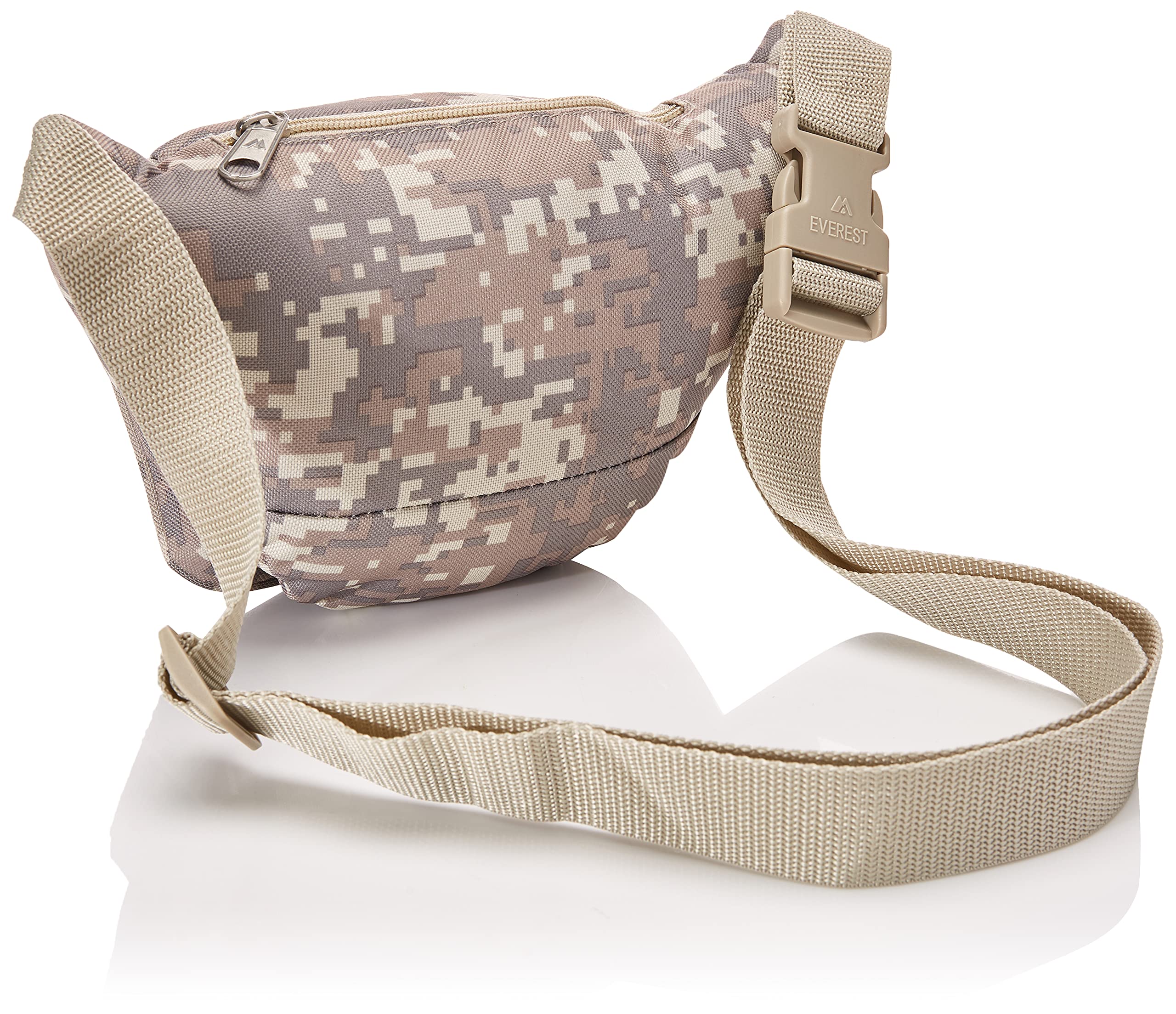 Everest Digital Camo Waist Pack adjustable strap highlights customizable fit.
