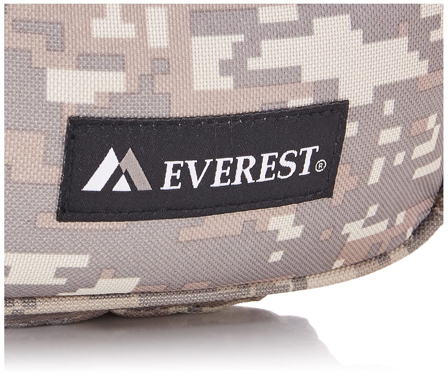 Everest Digital Camo Waist Pack worn on hip for ergonomic carry.