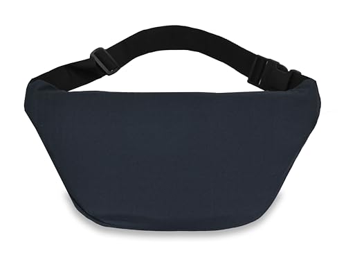 Everest waist pack navy with small front pouch for quick-access items