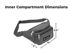 Everest Signature Waist Pack secure buckle and strap for comfortable wear