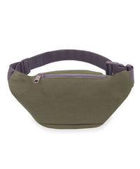 Everest Signature Waist Pack olive back pocket view for valuables security