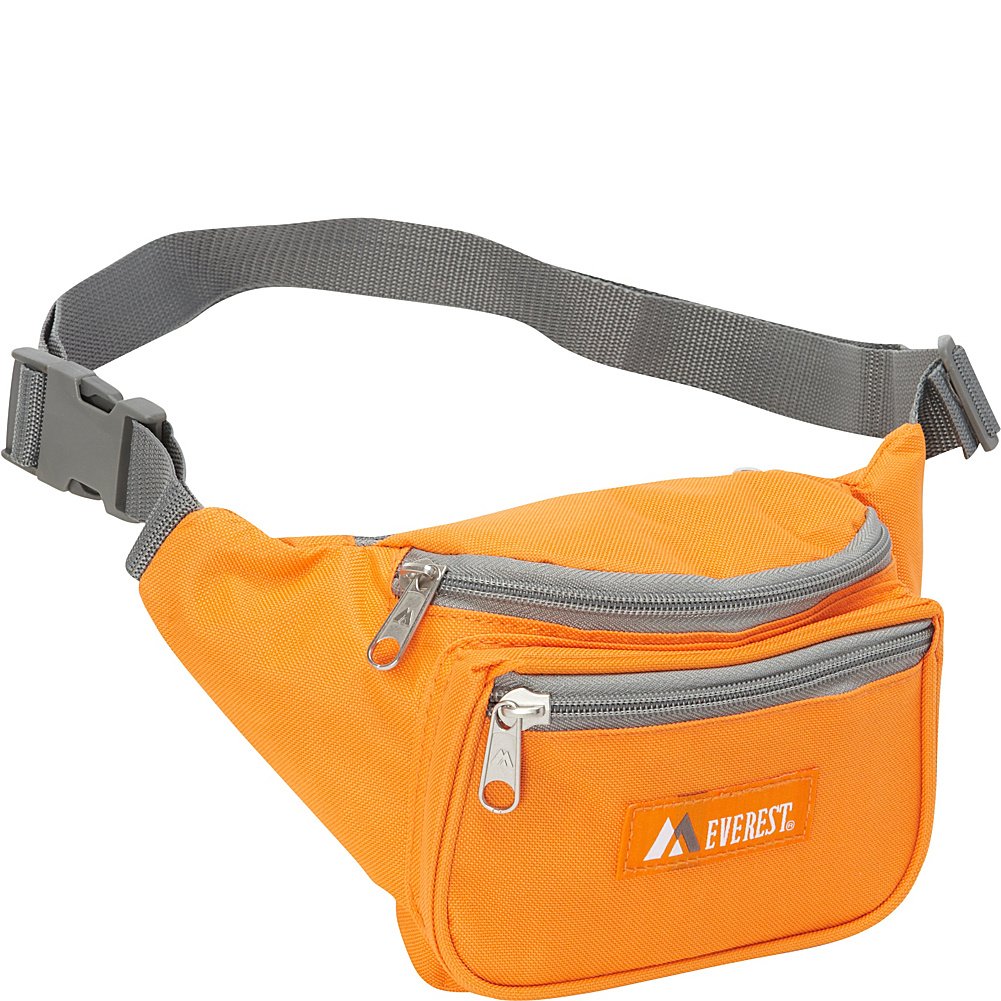 Everest Signature Waist Pack orange front view, quick-access daily essentials