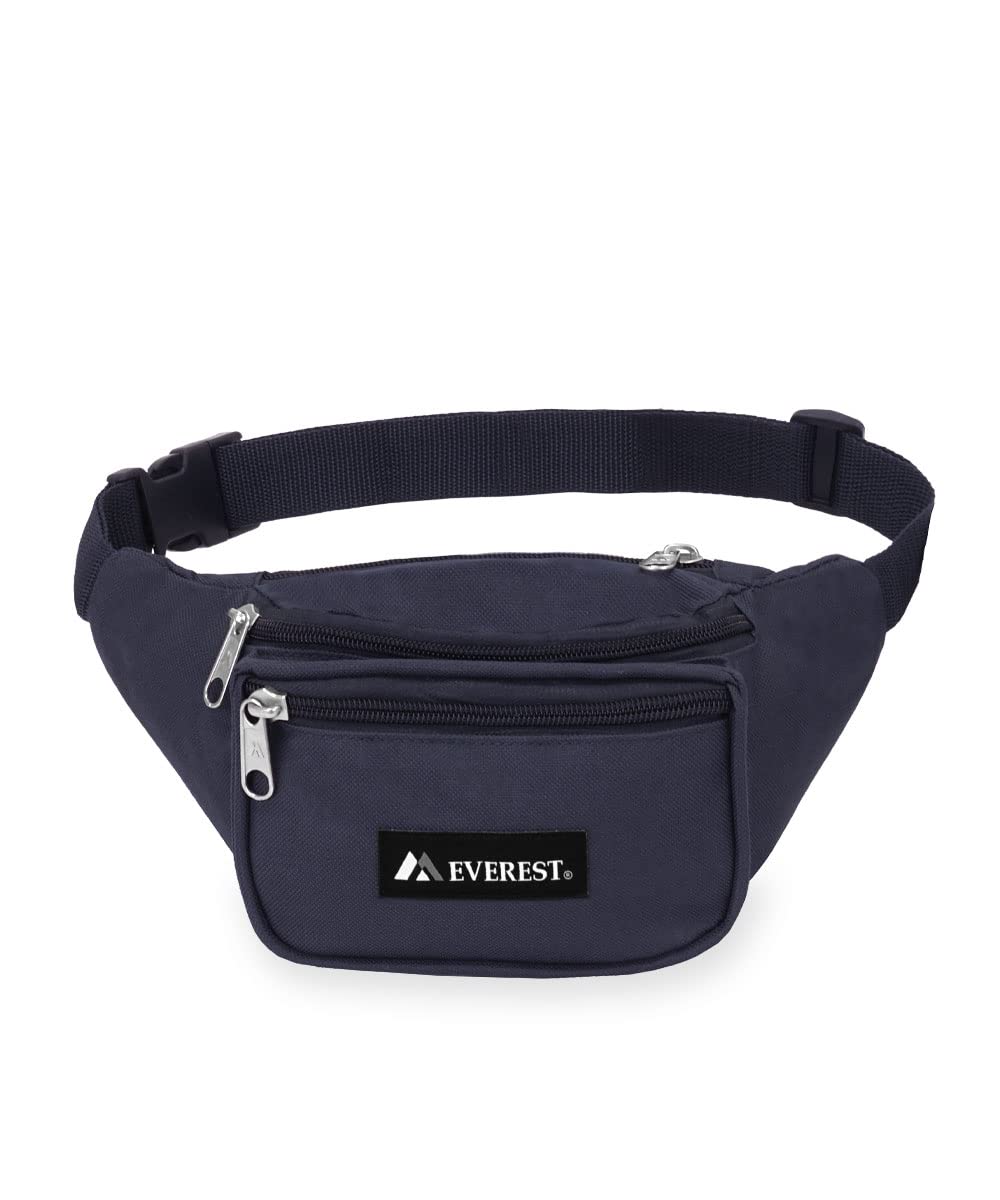 Everest Signature Waist Pack navy middle compartment for organized daily carry