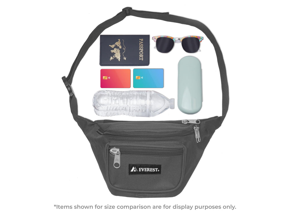 Everest Signature Waist Pack adjustable waist strap fits up to 66 inches