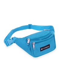 Everest Signature Waist Pack turquoise front pocket with detachable key ring for quick access