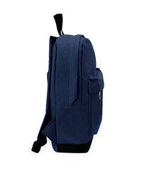Everest small backpack navy compact size fits essentials without bulk