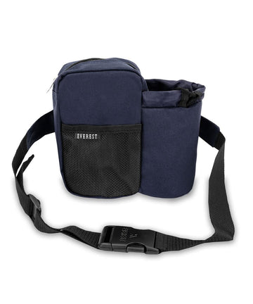 Everest Sports Bottle Waist Pack worn on the hips for hands-free activity.
