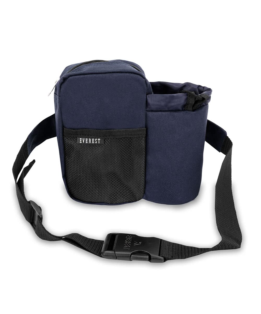 Everest Sports Bottle Waist Pack worn on the hips for hands-free activity.