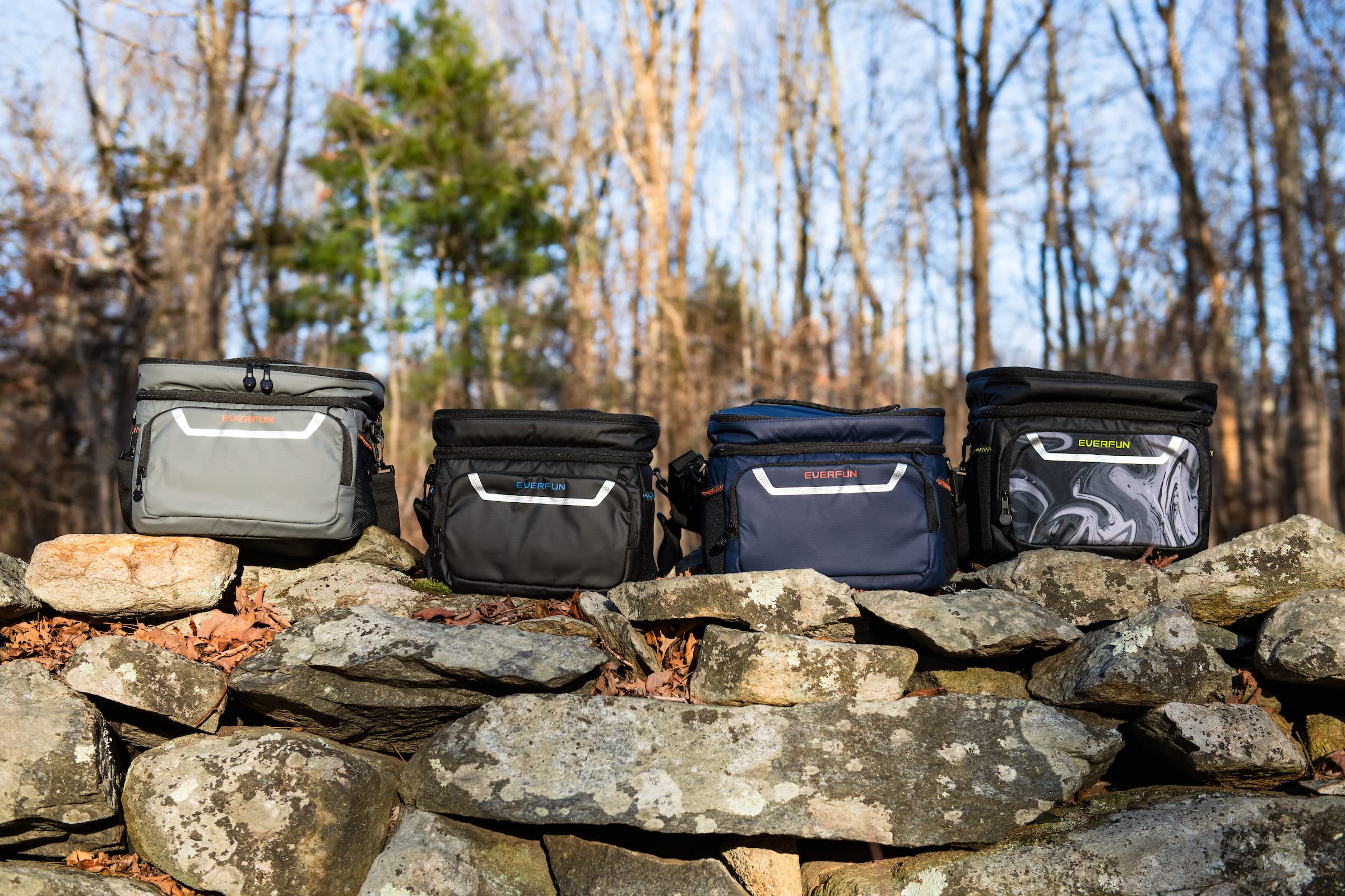 Everfun lunch bag capacity supports 24 cans while keeping meals organized.