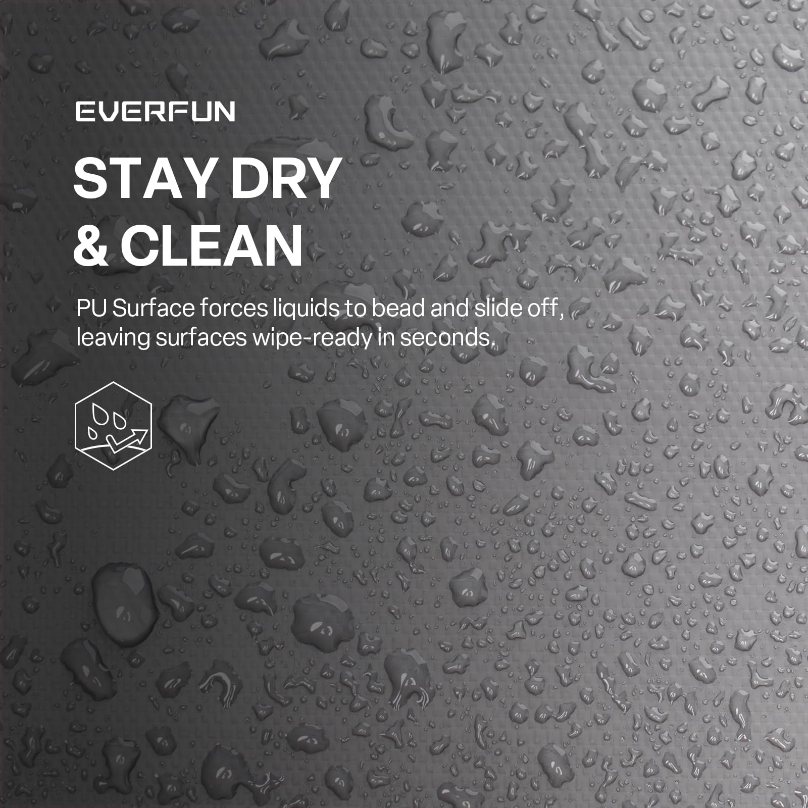 Everfun lunch bag waterproof liner shows leak-proof protection and easy cleanup.